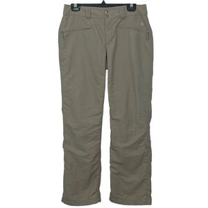 The North Face Womens Adjustable Nylon Pants Khaki 8